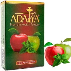 Тютюн Adalya Two Apples Mint (Подвійне Яблуко М'ята) 50гр купить