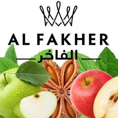 Табак Al Fakher Two Apples With Mint (Два Яблока Виз Мята) 1кг купить