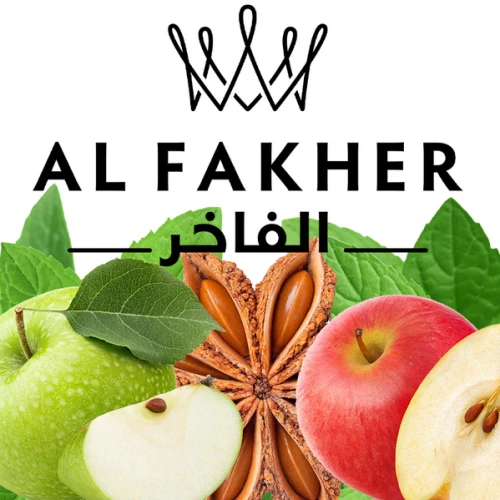 Табак Al Fakher Two Apples With Mint (Два Яблока Виз Мята) 1кг купить