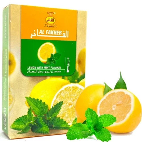 Тютюн Al Fakher Lemon With Mint (Лимон Віз М'ята) 50гр купить