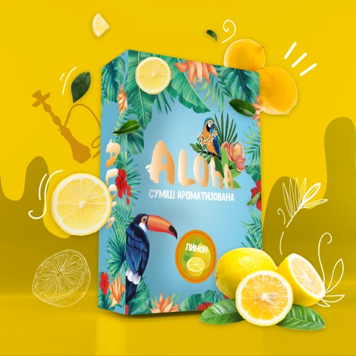 Бестабачная Смесь Aloha Lemon (Лимон) 100гр купить