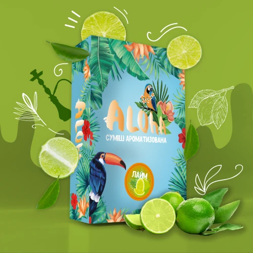 Безтютюнова Суміш Aloha Lime (Лайм) 100гр купить