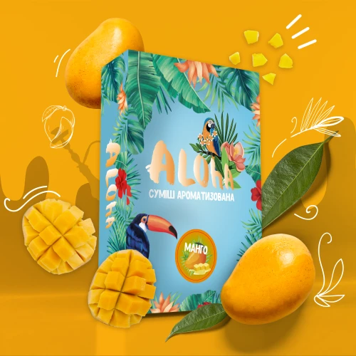 Бестабачная Смесь Aloha Mango (Манго) 100гр купить