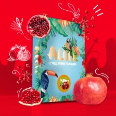 Бестабачная Смесь Aloha Pomegranate (Гранат) 100гр