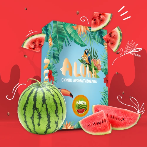 Безтютюнова Суміш Aloha Watermelon (Кавун) 100гр купить