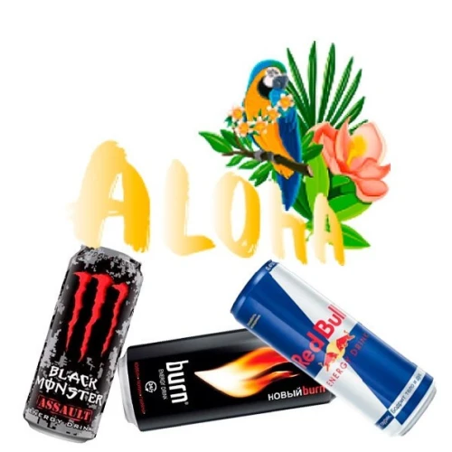 Безтютюнова Суміш Aloha Burn (Енергетик) 40гр купить