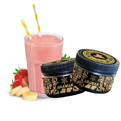 Табак Arawak Banana Strawberry Smoothie (Банан Клубника Смузи) 100гр купить