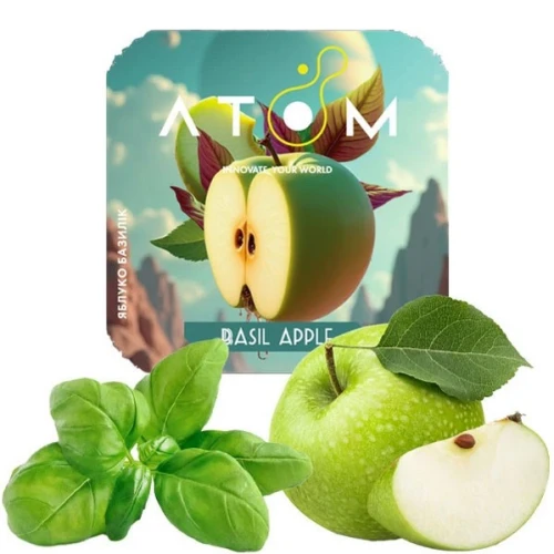 Тютюн Atom Basil Apple (Базилік Яблуко) 100гр купить