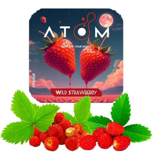 Табак Atom Wild Strawberry (Дикая Клубника) 50гр купить