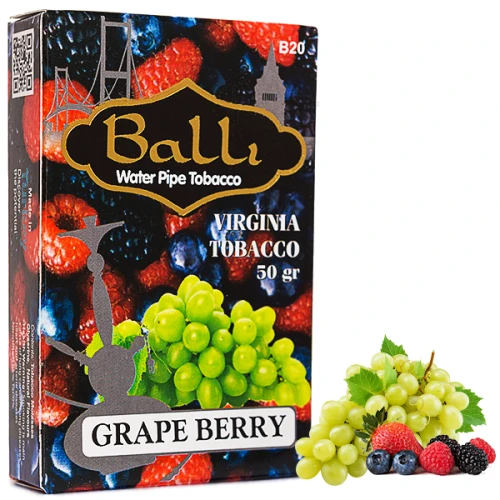 Табак Balli Grape Berry (Виноград Ягоды) 50гр купить