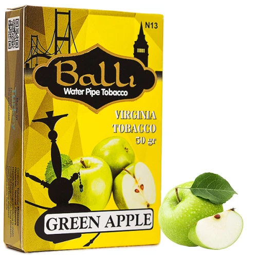 Табак Balli Green Apple (Зеленое Яблоко) 50гр купить