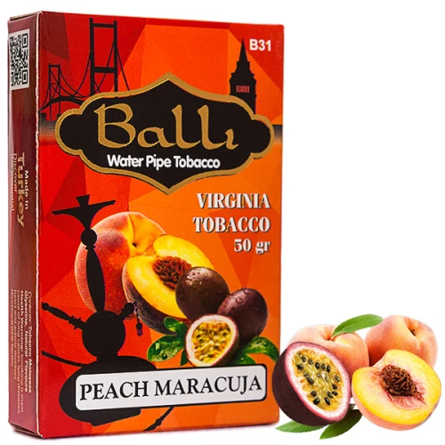 Табак Balli Peach Maracuja (Персик Маракуйя) 50гр купить