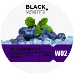 Табак Black & White Blueberry Ice (Черника Лёд) 40гр купить