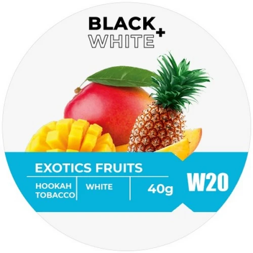 Тютюн Black & White Exotics Fruits (Екзотик Фрут) 40гр купить