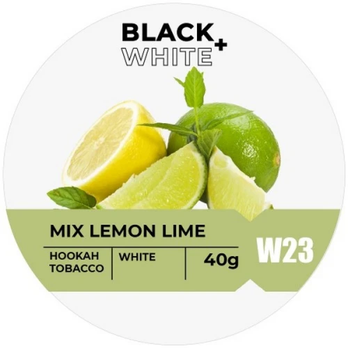 Табак Black & White Mix Lemon Lime (Микс Лимон Лайм) 40гр купить