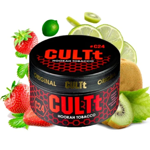 Табак CULTt C24 Strawberry Kiwi Lime (Клубника Киви Лайм) 100гр купить