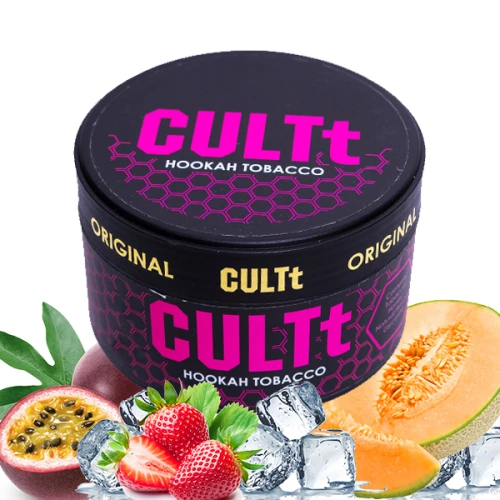 Табак CULTt C35 Passion Fruit Melon Strawberry Ice (Маракуйя Дыня Клубника Лед) 100гр купить