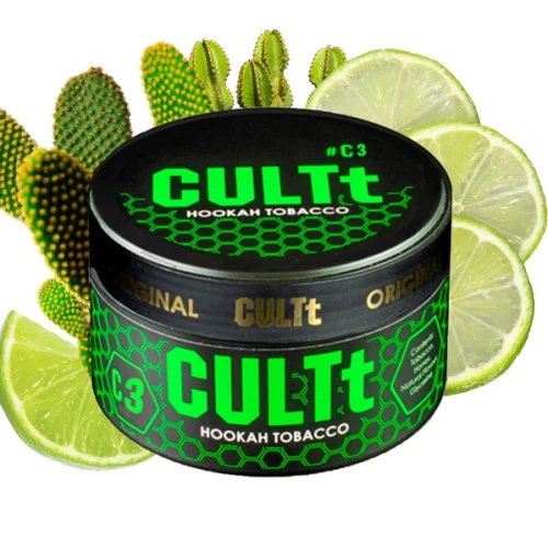 Табак CULTt C3 Cactus Lime (Кактус Лайм) 100гр купить