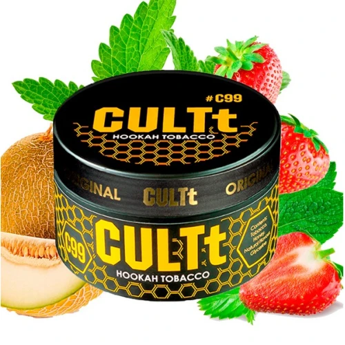 Табак CULTt C99 Melon Strawberry Mint (Дыня Клубника Мята) 100гр купить