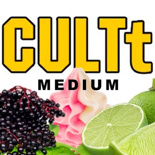 Табак CULTt Medium M107 Eldberry Lime Ice Cream (Бузина Лайм Мороженое) 100г купить