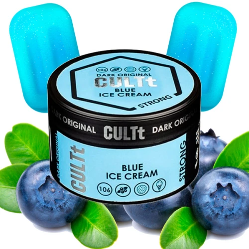Табак CULTt Strong DS106 Blue Ice Cream (Черничное Мороженое) 100гр купить