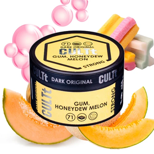 Табак CULTt Strong DS71 Gum Honeydew Melon (Жвачка Медовая Дыня) 100гр купить