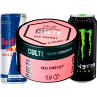 Табак CULTt Strong DS16 Red Energy (Красный Энергетик) 100г купить