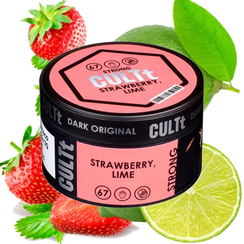 Табак CULTt Strong DS67 Strawberry Lime (Клубника Лайм) 100гр купить
