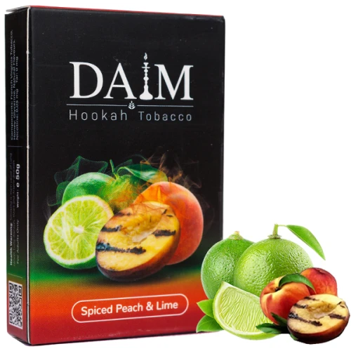 Табак Daim Lime Spiced Peach (Пряный Персик Лайм) 50гр купить
