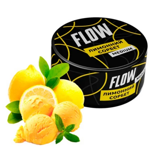 Табак Flow Lemon Sorbet (Лимонный Сорбет) 100гр купить