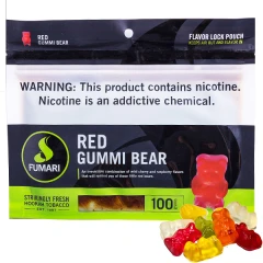 Табак Fumari Red Gummy Bear (Красные Мишки Гамми) 100гр купить