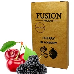 Табак Fusion Medium Line Cherry Blackberry (Вишня Ежевика) 100гр купить
