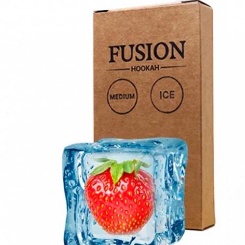 Тютюн Fusion Medium Line Ice Strawberry (Айс Полуниця) 100гр купить