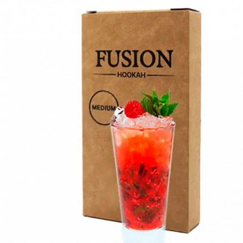Тютюн Fusion Medium Line Raspberry Mojito (Малина Мохіто) 100гр купить