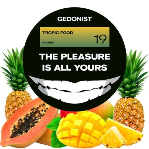 Табак Gedonist Tropic Food (Тропик Фуд) 100гр купить