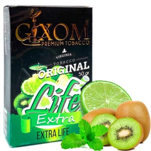 Табак Gixom Extra Life (Экстра Лайф) 50гр купить