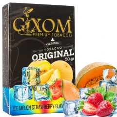 Табак Gixom Ice Melon Strawberry (Дыня Клубника Лед) 50гр