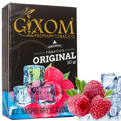 Табак Gixom Ice Raspberry (Малина Лед) 50гр купить