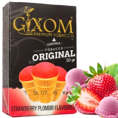 Тютюн Gixom Strawberry Plombir (Полуничное Морозиво) 50гр купить