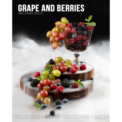 Табак Honey Badger Mild Line Grape and Berries (Виноград Ягоды) 250гр купить