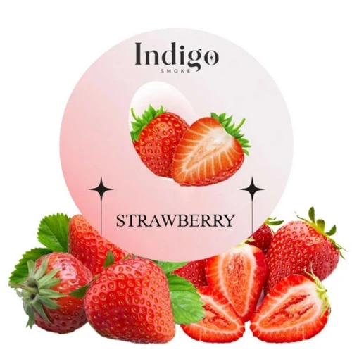 Бестабачная Смесь IndiGo Strawberry (Клубника) 100 гр купить