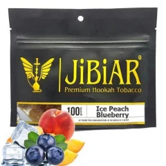 Табак Jibiar Ice Peach Blueberry (Айс Персик Черника) 100гр купить
