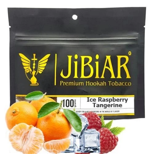 Табак Jibiar Ice Raspberry Tangerine (Айс Малина Мандарин) 100гр купить