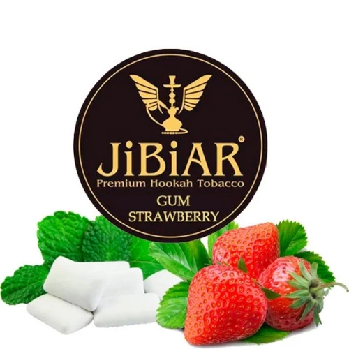 Табак Jibiar Gum Strawberry (Клубничная Жвачка) 250гр купить