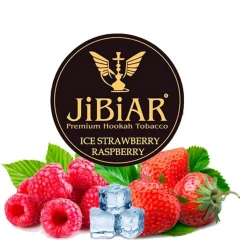 Тютюн Jibiar Ice Strawberry Raspberry (Полуниця Малина Лід) 250гр купить