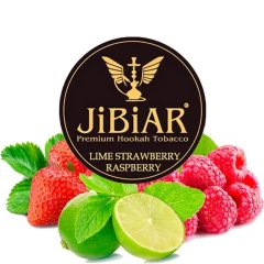 Тютюн Jibiar Lime Strawberry Raspberry (Лайм Полуниця Малина) 250гр купить