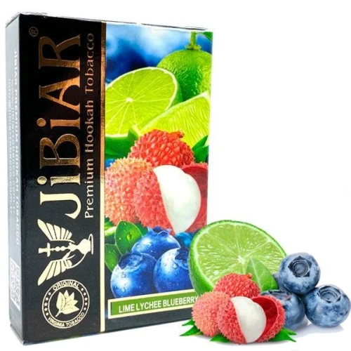 Табак Jibiar Lime Lychee Blueberry (Лайм Личи Черника) 50гр купить