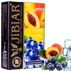 Табак Jibiar Ice Peach Blueberry (Персик Черника Лед) 50гр купить