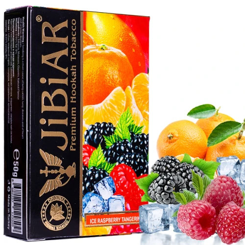 Табак Jibiar Ice Raspberry Tangerine (Мандарин Малина Лед) 50гр купить
