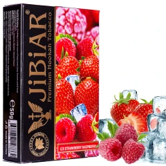 Табак Jibiar Ice Strawberry Raspberry (Клубника Малина Лед) 50гр купить